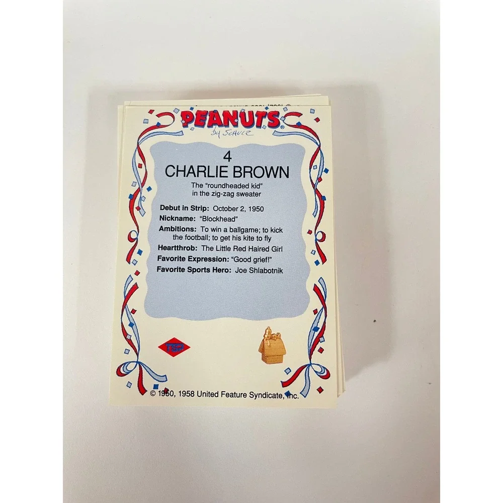 Vintage Peanuts Collection Trading Cards Box Set 1991 Snoopy Collectibles